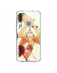 Coque Samsung Galaxy A11 et M11 Peace and Love - Sara Eshak
