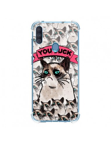 Coque Samsung Galaxy A11 et M11 Chat Grumpy Cat - You Suck - Sara Eshak