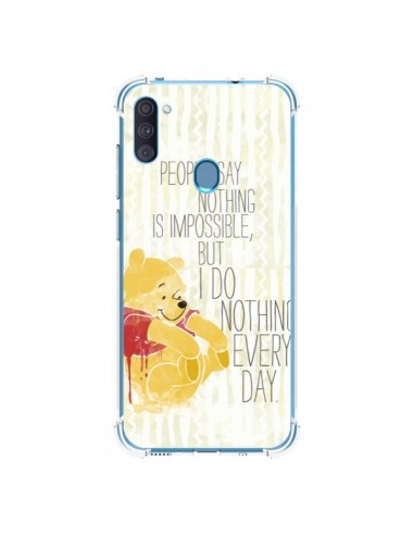 Coque Samsung Galaxy A11 et M11 Winnie I do nothing every day - Sara Eshak