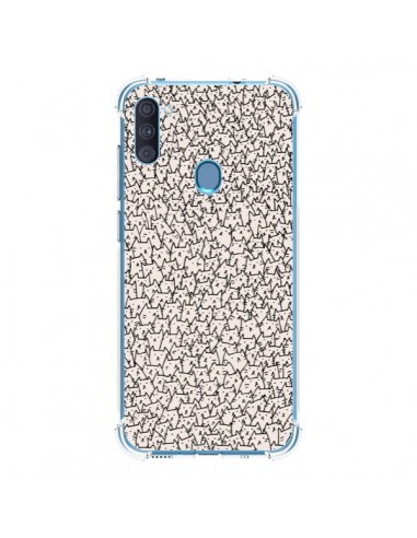 Coque Samsung Galaxy A11 et M11 A lot of cats chat - Santiago Taberna