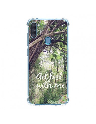 Coque Samsung Galaxy A11 et M11 Get lost with him Paysage Foret Palmiers - Tara Yarte