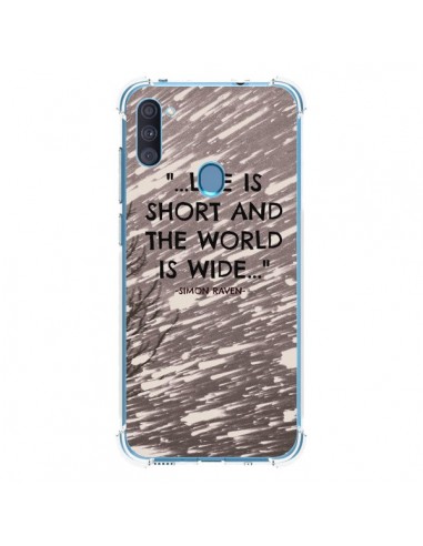 Coque Samsung Galaxy A11 et M11 Life is short Foret - Tara Yarte