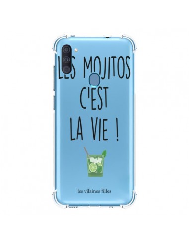 Coque Samsung Galaxy A11 et M11 Les Mojitos, c'est la vie Transparente - Les Vilaines Filles