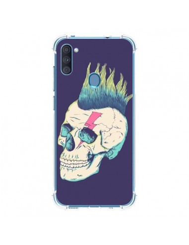 Coque Samsung Galaxy A11 et M11 Tête de mort Punk - Victor Vercesi