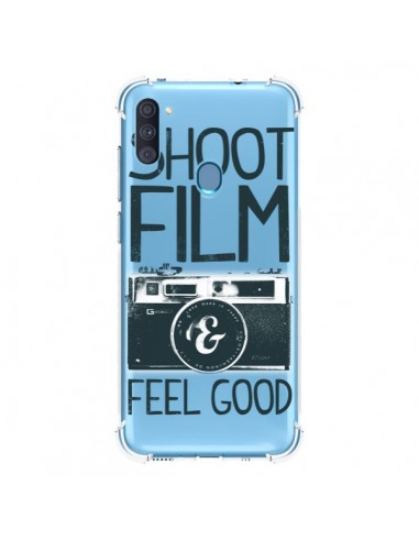 Coque Samsung Galaxy A11 et M11 Shoot Film and Feel Good Transparente - Victor Vercesi