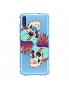 Coque Samsung Galaxy A11 et M11 Tête de Mort Crane Punk...