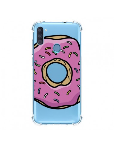 Coque Samsung Galaxy A11 et M11 Donuts Rose Transparente - Yohan B.
