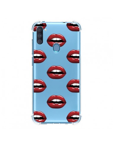 Coque Samsung Galaxy A11 et M11 Lèvres Rouges Lips Transparente - Yohan B.