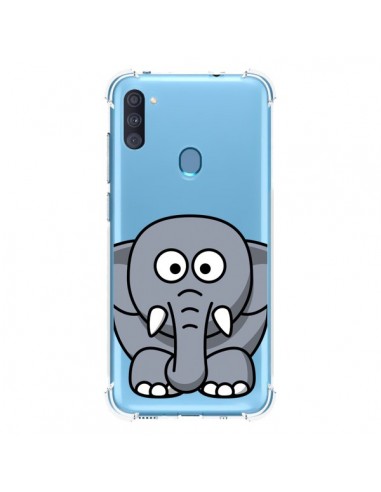 Coque Samsung Galaxy A11 et M11 Elephant Animal Transparente - Yohan B.