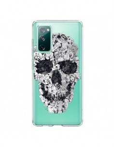 Coque Samsung Galaxy S20 Doodle Skull Dessin Tête de Mort...