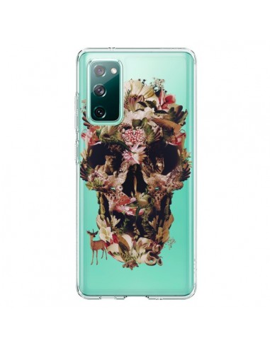 Coque Samsung Galaxy S20 Jungle Skull Tête de Mort Transparente - Ali Gulec