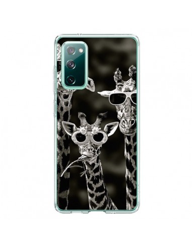 Coque Samsung Galaxy S20 Girafe Swag Lunettes Familiy Giraffe - Asano Yamazaki