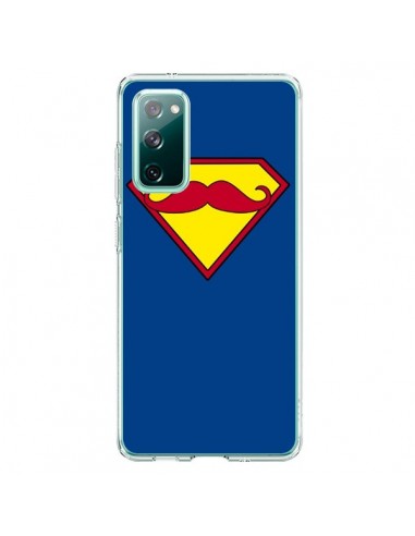 Coque Samsung Galaxy S20 Super Moustache Movember Superman - Bertrand Carriere