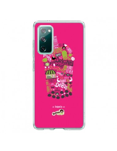 Coque Samsung Galaxy S20 Bubble Fever Original Flavour Rose - Bubble Fever