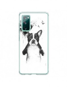 Coque Samsung Galaxy S20 Lover Bulldog Chien Dog My Heart...