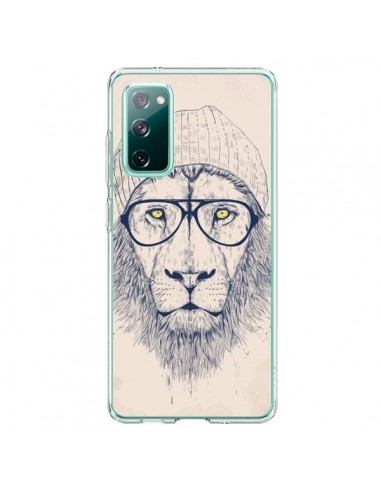 Coque Samsung Galaxy S20 Cool Lion Lunettes - Balazs Solti