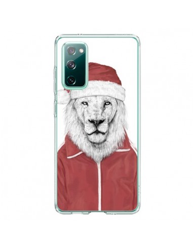Coque Samsung Galaxy S20 Santa Lion Père Noel - Balazs Solti