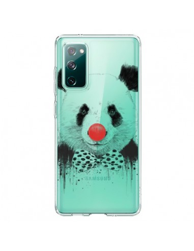 Coque Samsung Galaxy S20 Clown Panda Transparente - Balazs Solti