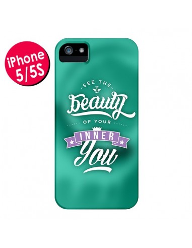 Coque Beauty Vert pour iPhone 5 et 5S - Javier Martinez