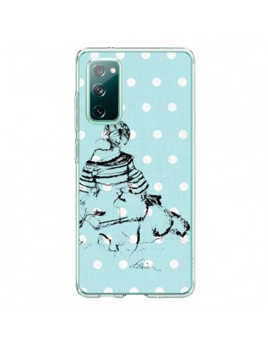 Coque Samsung Galaxy S20 Croquis Pois Femme Fashion Mode - Cécile