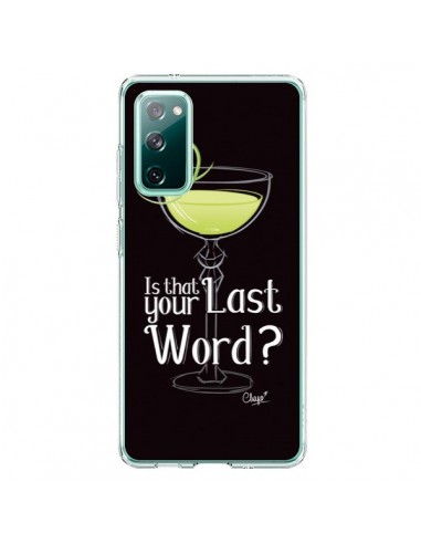 Coque Samsung Galaxy S20 Is that your Last Word Cocktail Barman - Chapo
