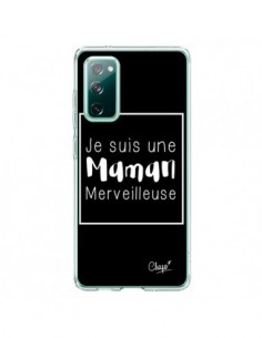 Coque Samsung Galaxy S20 Je suis une Maman Merveilleuse -...