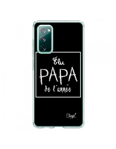 Coque Samsung Galaxy S20 Elu Papa de l'Année Noir - Chapo