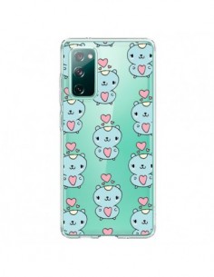 Coque Samsung Galaxy S20 Hamster Love Amour Transparente...