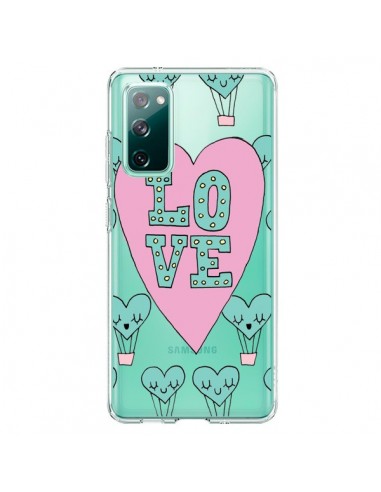 Coque Samsung Galaxy S20 Love Nuage Montgolfier Transparente - Claudia Ramos