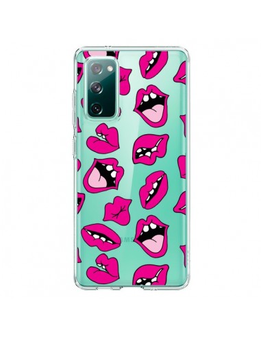 Coque Samsung Galaxy S20 Lèvres Lips Bouche Kiss Transparente - Claudia Ramos