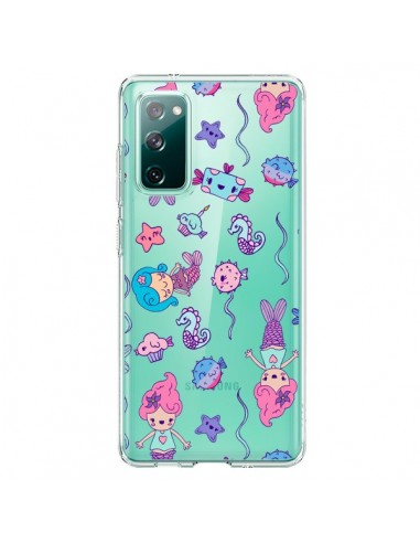 Coque Samsung Galaxy S20 Mermaid Petite Sirene Ocean Transparente - Claudia Ramos
