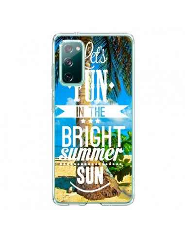 Coque Samsung Galaxy S20 Fun Summer Sun Été - Eleaxart