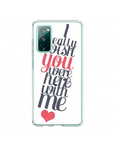 Coque Samsung Galaxy S20 Here with me - Eleaxart