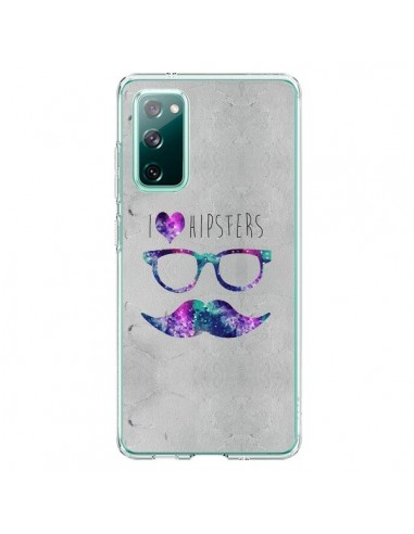 Coque Samsung Galaxy S20 I Love Hipsters - Eleaxart