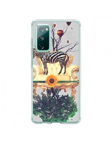 Coque Samsung Galaxy S20 Zebre The World - Eleaxart