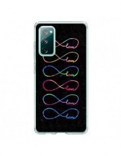 Coque Samsung Galaxy S20 Love Forever Infini Noir - Eleaxart