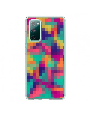 Coque Samsung Galaxy S20 Exotic Mosaic Pixels Azteque - Eleaxart