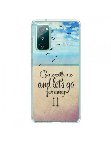 Coque Samsung Galaxy S20 Let's Go Far Away Beach Plage - Eleaxart