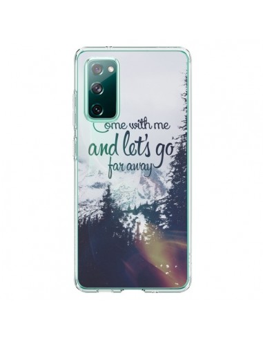 Coque Samsung Galaxy S20 Let's Go Far Away Snow Neige - Eleaxart