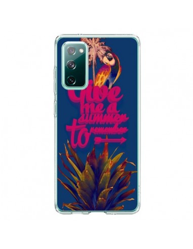 Coque Samsung Galaxy S20 Give me a summer to remember souvenir paysage - Eleaxart