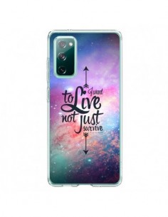Coque Samsung Galaxy S20 I want to live Je veux vivre -...