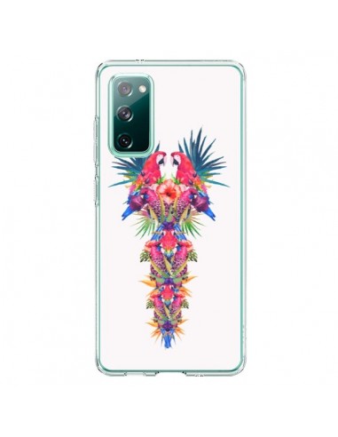 Coque Samsung Galaxy S20 Parrot Kingdom Royaume Perroquet - Eleaxart