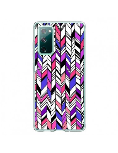 Coque Samsung Galaxy S20 Graphic Azteque Rose Violet -  Léa Clément