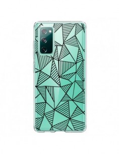 Coque Samsung Galaxy S20 Lignes Grilles Triangles Grid...