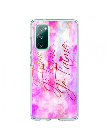 Coque Samsung Galaxy S20 Je t'aime I Love You - Ebi Emporium