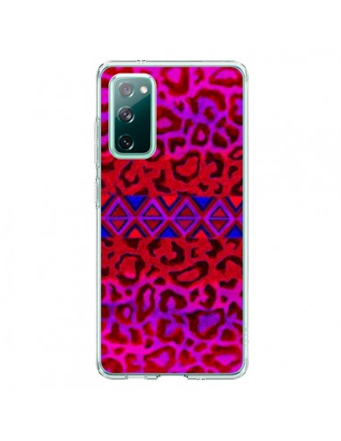 Coque Samsung Galaxy S20 Tribal Leopard Rouge - Ebi Emporium