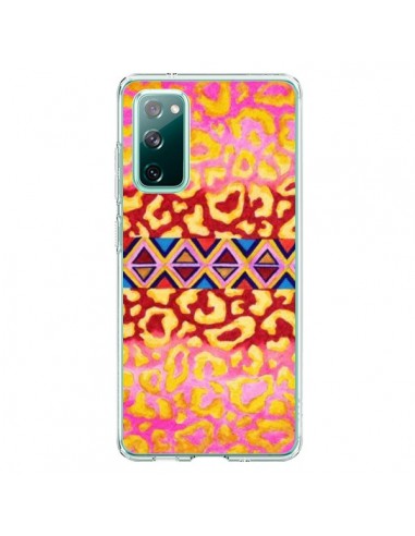 Coque Samsung Galaxy S20 Tribal Leopard Rose - Ebi Emporium