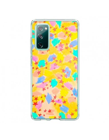 Coque Samsung Galaxy S20 Stars Etoiles Jaunes - Ebi Emporium