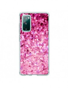 Coque Samsung Galaxy S20 Romance Me Paillettes Roses -...