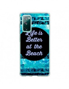 Coque Samsung Galaxy S20 Life is Better at The Beach -...